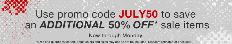 Use Promo Code JULY50