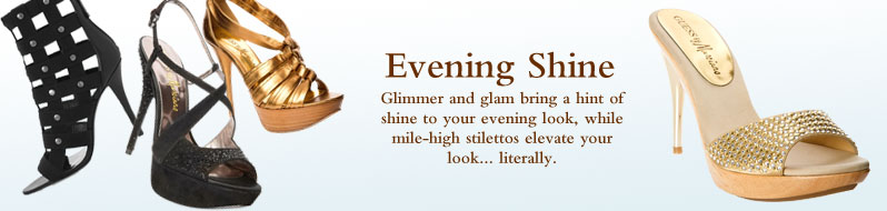 Evening Shine - Glimmer and glam bring a hint of shine to your evening look