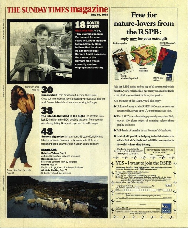 GUESS WHO?: Read The Sunday Times Magazine Article with Paul Marciano from 1992