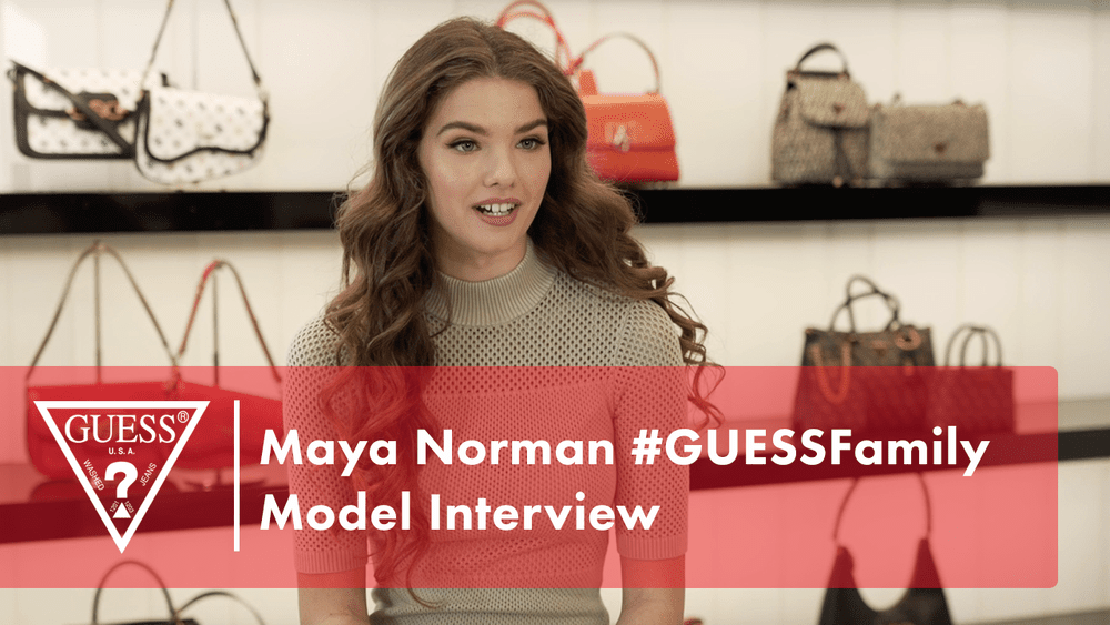 Maya Norman #GUESSFamily Model Interview